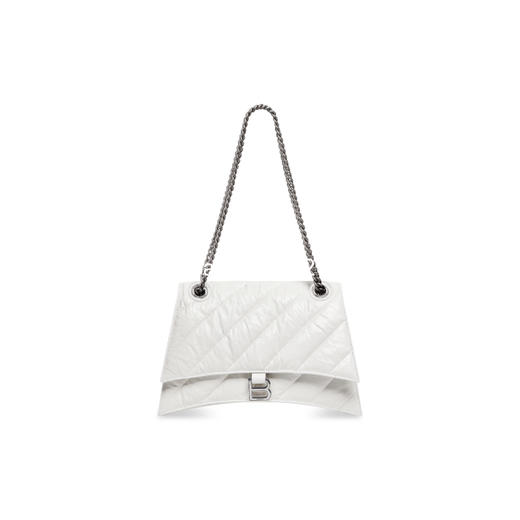 免代推荐 B CRUSH中号软皮绗缝链条包 新款异形沙漏包 意产哑光原皮新出 商品图1