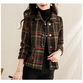 裁缝学苑AX39毛呢外套纸样女装秋冬新款短款格子服装打版裁样衣板