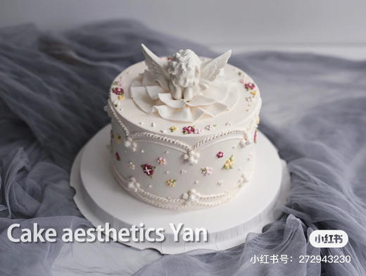 奶油霜刺绣蛋糕，需提前3天以上预定 商品图2
