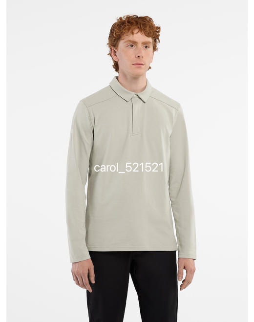 春季新款 始祖鸟CAPTIVE POLO SHIRT LS男士休闲速干长袖POLO衫 弹力透气有机棉混纺 商品图1