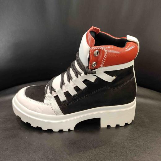 LFGJ 11301皮布拼接撞色休闲女鞋 商品图7