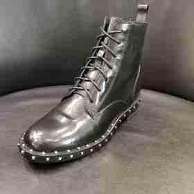 LFGJ 9202时尚铆钉绑带秀气马丁靴