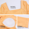 【带胸垫】秋季训练服瑜伽服长袖紧身速干短款时尚跑步训练运动健身服上衣女 商品缩略图3