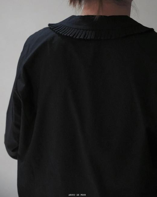 KHADI&CO 府绸棉质风琴褶衬衫 商品图2