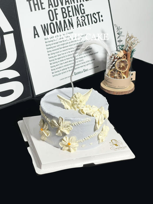 【1357】复古莫兰迪蓝紫色系-爱神天使 商品图2