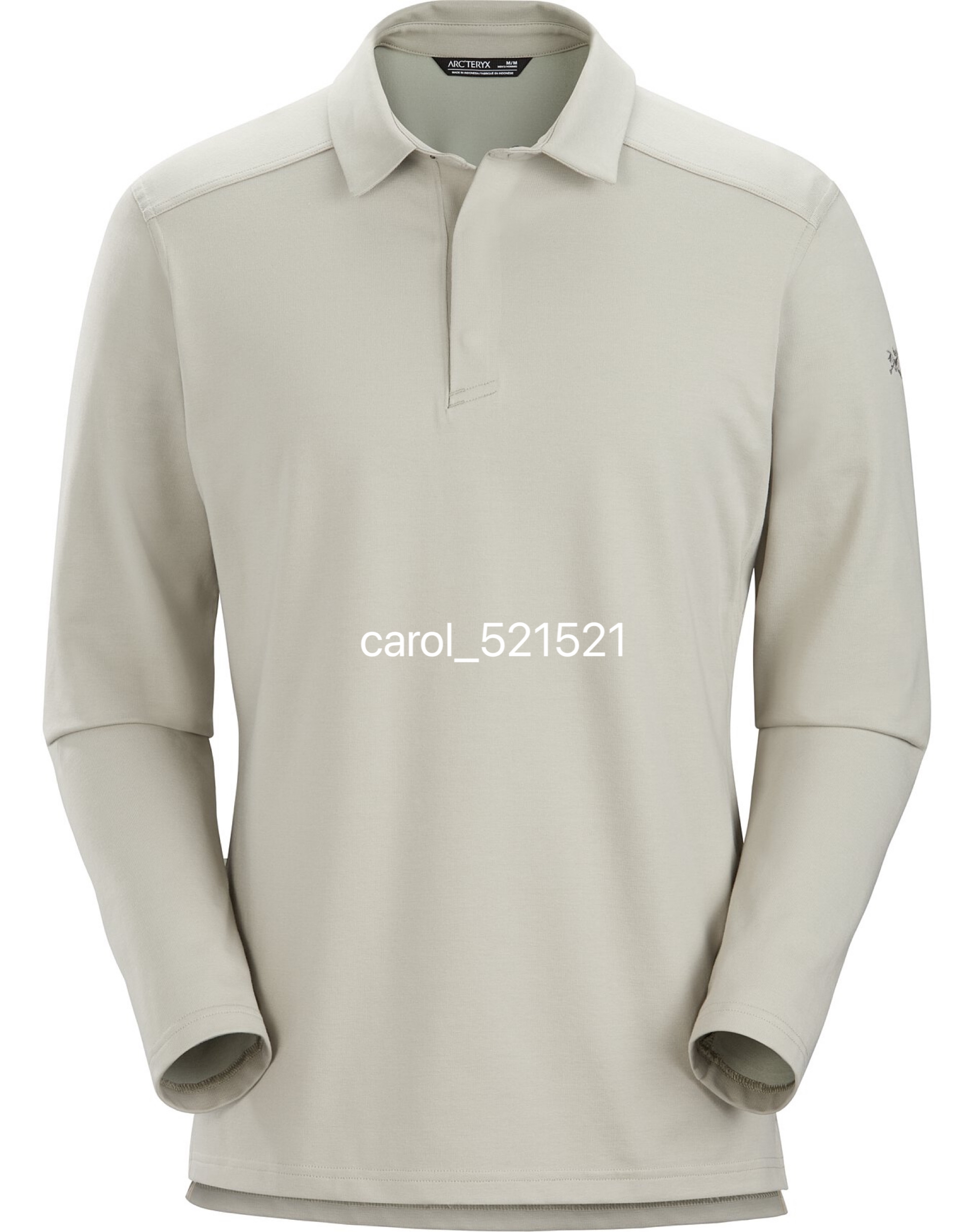 春季新款 始祖鸟CAPTIVE POLO SHIRT LS男士休闲速干长袖POLO衫 弹力透气有机棉混纺