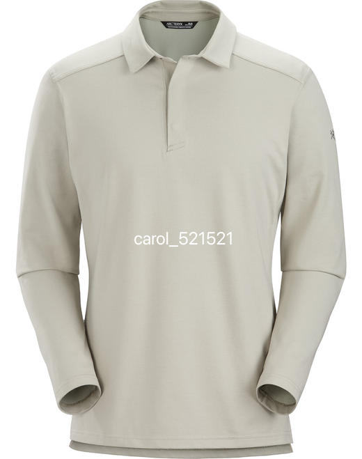 春季新款 始祖鸟CAPTIVE POLO SHIRT LS男士休闲速干长袖POLO衫 弹力透气有机棉混纺 商品图0