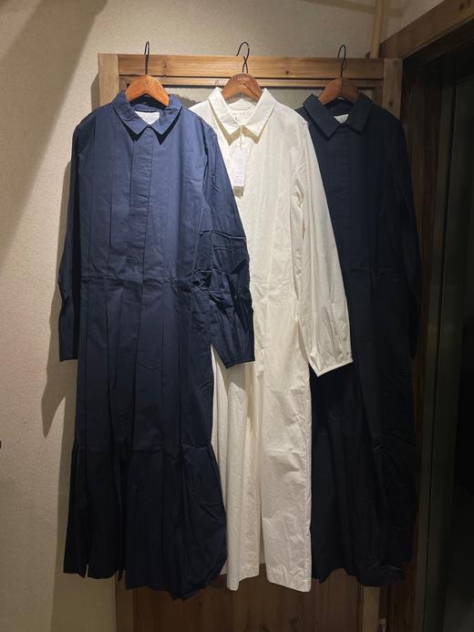 KHADI&CO 棉质衬衫领连衣裙(白/黑/藏蓝可选) 商品图14