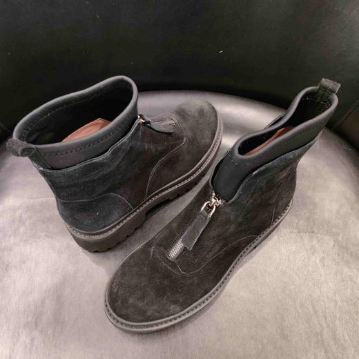 LFGJ 11503一脚蹬翻毛皮休闲平底鞋 商品图4