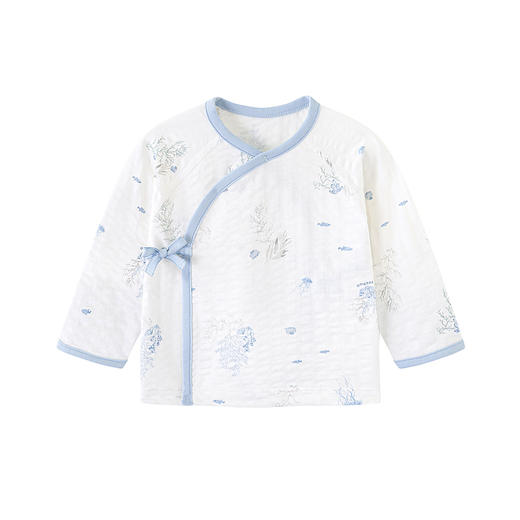 【商场同款】英氏新生婴儿衣服和袍打底衫男女和尚服春夏季 商品图4