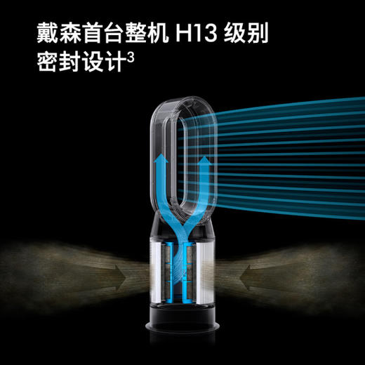 戴森 DYSON HP09 多功能空气净化暖风扇 兼具净化器暖风扇功能 除菌除甲醛 整屋净化 黑金色 商品图7
