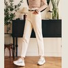 OLrain欧芮儿法式白色牛仔裤女早春2023新款高腰显瘦阔腿直筒裤子 商品缩略图0