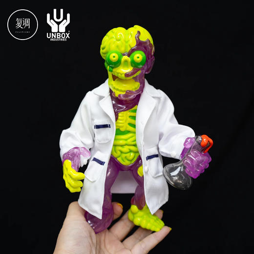 现货 Unbox Little Horrors系列 隐形人 疯狂科学家版 商品图1