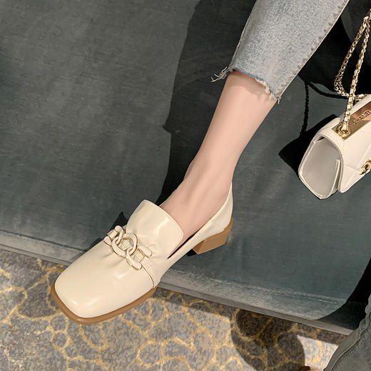 个性百搭，巨软里外全皮单鞋XDD-D-1893 商品图7