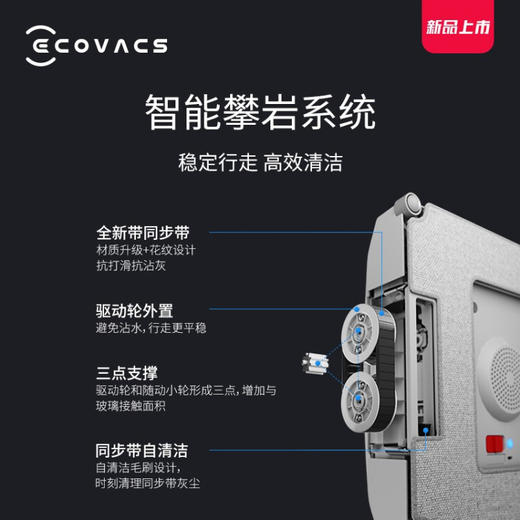 科沃斯（Ecovacs）窗宝WINBOT W1 PRO擦窗器人擦玻璃擦窗器人家用擦窗神器WG888-11 商品图1