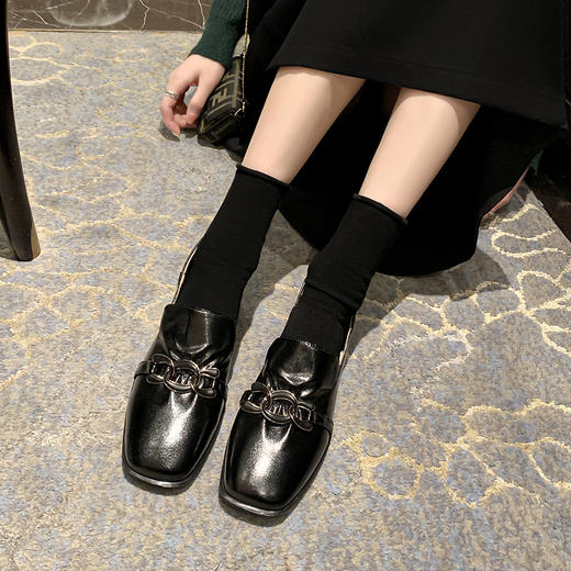 个性百搭，巨软里外全皮单鞋XDD-D-1893 商品图4