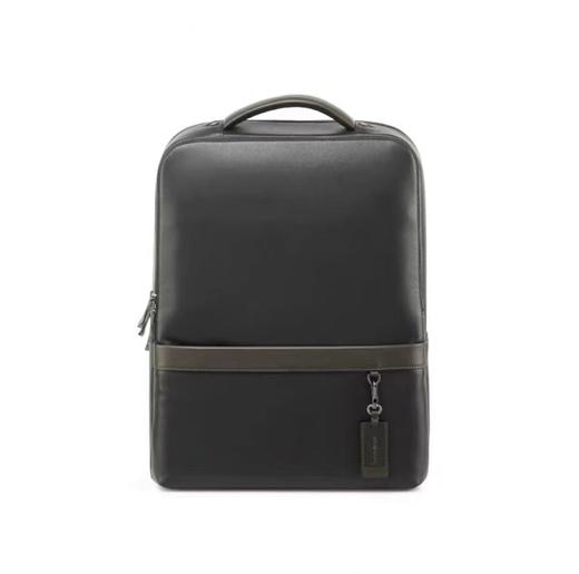 新秀丽 男士牛皮革多功能商务休闲电脑双肩包  BC9*09101-F 黑色. 商品图0