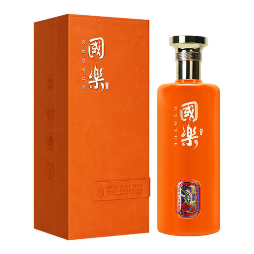 国乐-角 酱香型白酒 500ml【买1瓶送同款100ml裸瓶小酒】 商品图0