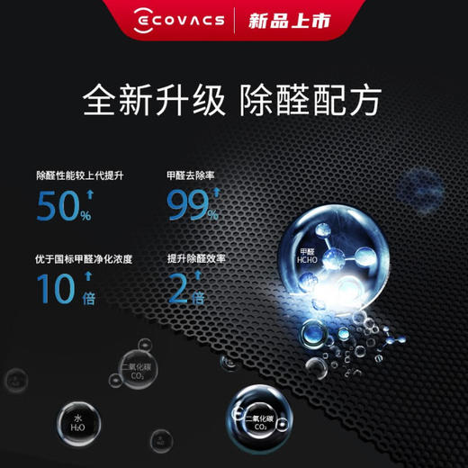 科沃斯（ECOVACS） 沁宝AVA PRO除甲醛数显版空气净化机器人智能家用除过敏源自动规划路线 AVA PRO除醛数显版 AVA PR 商品图2