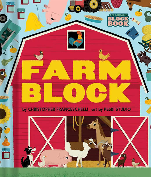 Farmblock 农场书 block系列儿童低幼绘本 英文原版 Christopher Franceschelli 商品图0