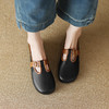 文艺个性，真皮撞色平底拖鞋LDKG-S5134 商品缩略图12
