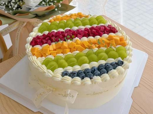 黑巢-水果缤纷生日蛋糕 商品图0