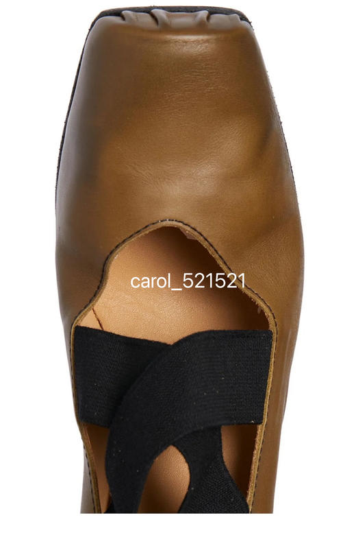 高跟4.5CM新版上脚效果炸裂！买手单 UW Cross-strape Square Toe Pump手工鞋芭蕾鞋 商品图2