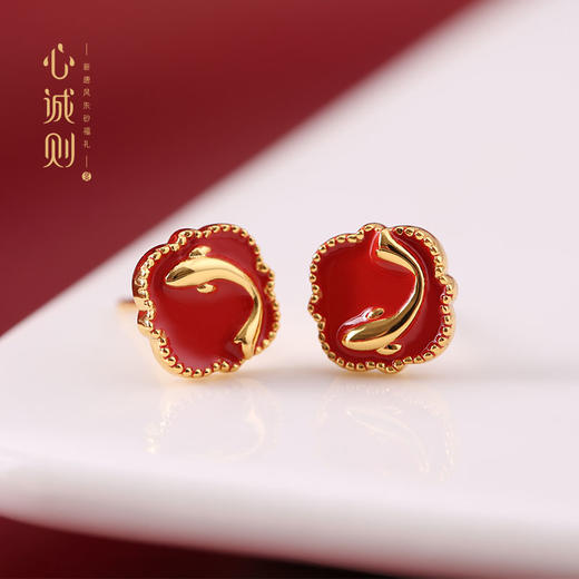 【991专属】心诚则专柜首发新品：四叶草锦鲤套系-现货抵达，惊喜返场闰二月龙抬头锦鲤佩戴 商品图2