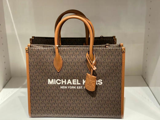 老花款1450￥🇺🇸直邮，Mk Mirella中号logo横托版特包，带有长款肩带，自重超轻 商品图8