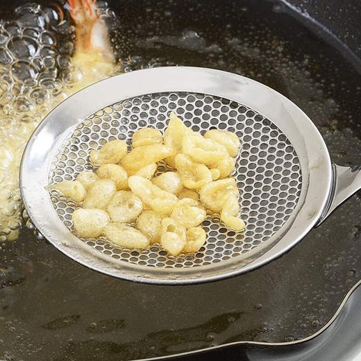 日本进口吉川不锈钢捞油渣勺 商品图3