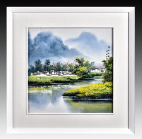 釉上彩春江水暖