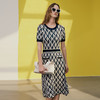 EITIE爱特爱夏季新款时尚舒适透气针织显瘦连衣裙女7301008 商品缩略图2