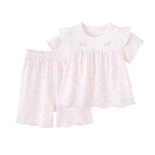 【商场同款】英氏儿童短袖家居服圆领套装春夏睡衣女夏季款 商品图4