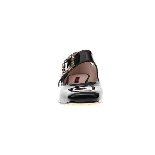 sheme真皮女鞋水晶扣件玛丽珍单鞋时尚乖巧可定制 商品图2