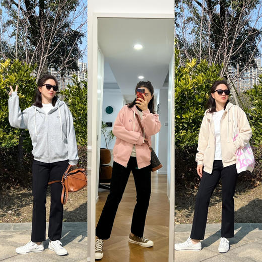 春秋款 小禾icic*e 巨显瘦罗马布微喇小黑裤九分【包邮+三天无理由退huan】 商品图6