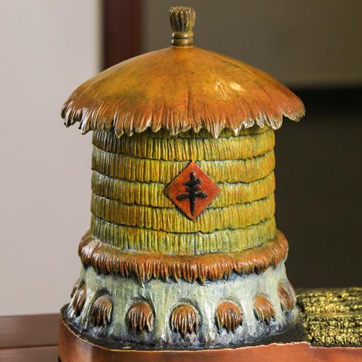 牛 大麦丰收 铜摆件 商品图2