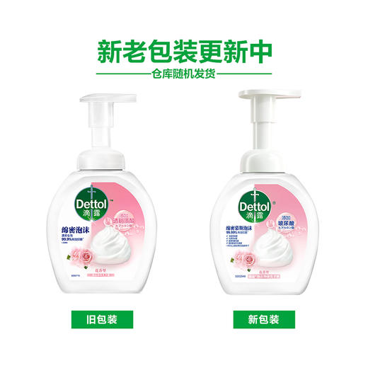 【滴露】慕斯泡泡沫抑菌洗手液 家用成人儿童 玻尿酸洗手液250ml*3 商品图1