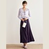 OLrain欧芮儿法式紫色半身裙女早春2023新款高腰显瘦中长款鱼尾裙 商品缩略图3
