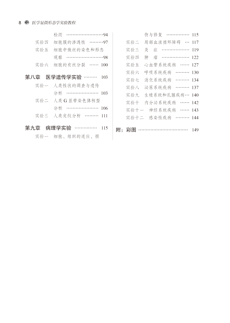 目录9787513276757医学显微形态学实验教程——全国中医药行业高等教育“十四五”创新教材2.jpg