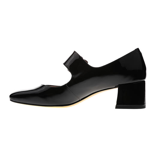 sheme真皮女鞋水晶扣件玛丽珍单鞋时尚乖巧可定制 商品图1