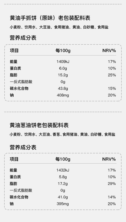 小黄象黄油手抓饼|葱油饼 5分钟早餐又添新选择,新西兰安佳黄油|0反式脂肪酸|千层百叠|香而不腻！20片/箱 商品图8