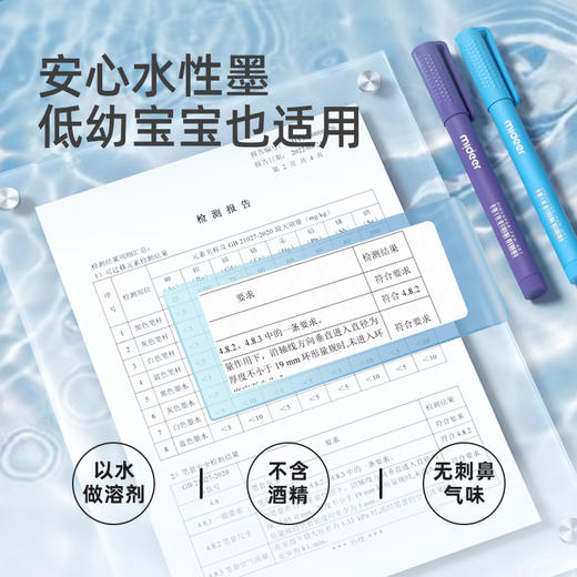 mideer弥鹿玻璃画笔美术彩绘笔功能笔绘画专用手绘颜料彩绘套装涂鸦diy16色画笔小学生不透色彩笔马克笔 商品图4