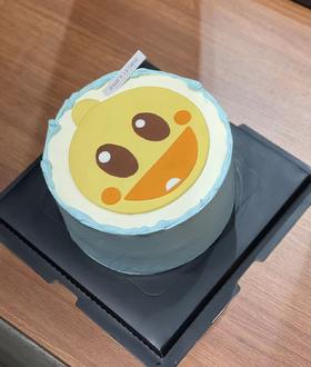 卡通人物半翻糖奶油蛋糕