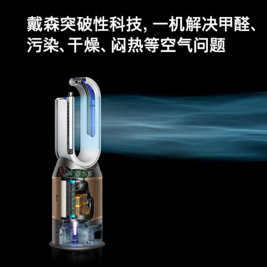 戴森（Dyson）PH04 多功能空气加湿净化器 兼具空气净化器及加湿器功能 无雾加湿 除菌除甲醛 白金色 商品图2