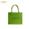 Safiya/索菲娅 定制logo绿色毡毛袋托特包时尚大小便携手袋 SF31211001 商品缩略图3