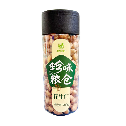 绿食力花生仁280g/罐 商品图0