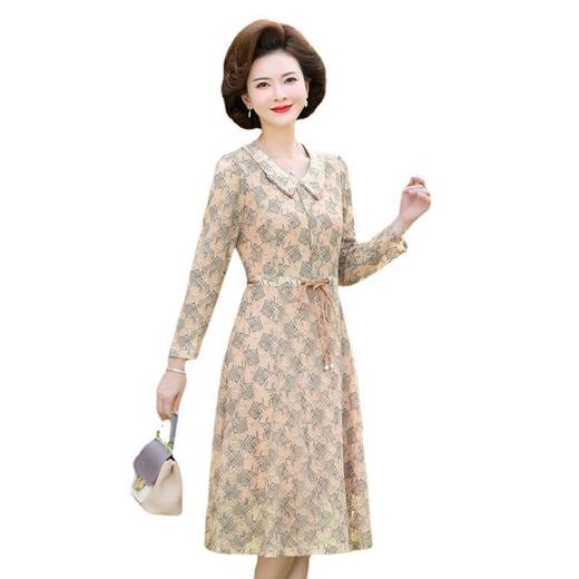 YCE A945-1806连衣裙洋气40岁50收腰裙 商品图4