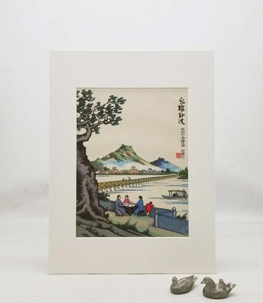 《精品复制艺术画 风景如画》 ，8开，盒装12张宣纸复制卡纸装，丰子恺 绘，浙江人民美术出版社2017年版，定价600，售价300元 商品图13