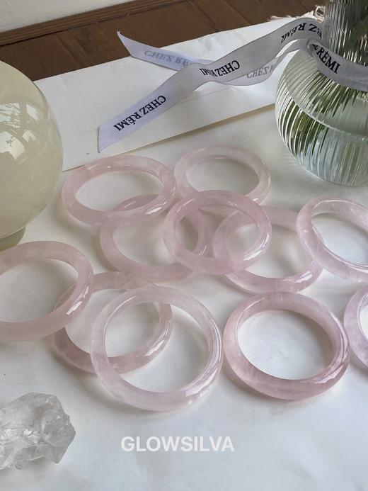 【有赞限量】莫桑比克冰透粉晶手镯 商品图0