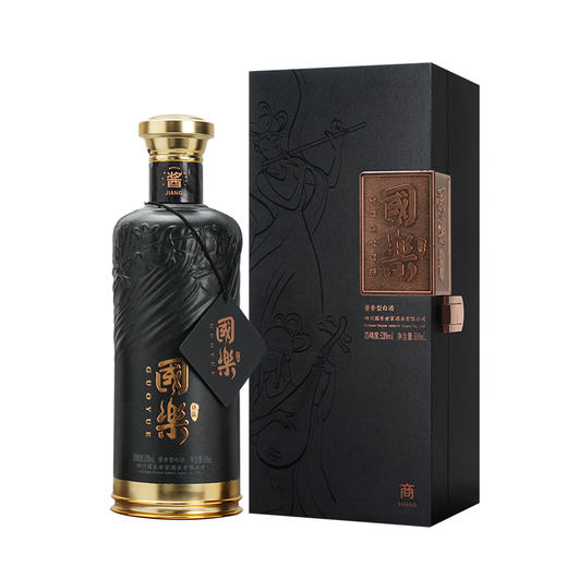 国乐-商 酱香型白酒 500ml【买1瓶送同款100ml裸瓶小酒】 商品图1